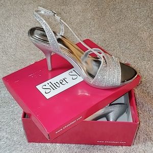 Silver heels